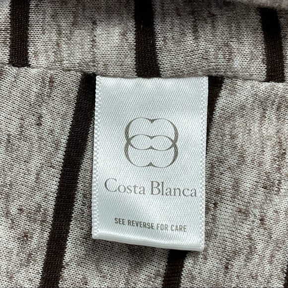 COSTA BLANCA women's taupe 2-pocket cotton blazer, size S - Picture 12 of 13